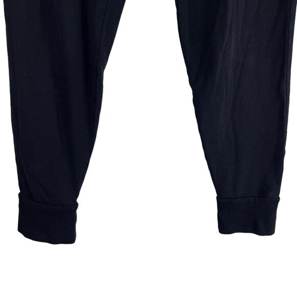 Cuyana French Terry Pima Cotton Drawstring Tapered Lounge Pant Black Size XS - Picture 9 of 11